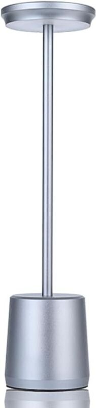 Kabellose Schreibtischlampe aus Metall, tragbare LED-Tischlampe mit Berührungssensor, wiederaufladbares 3-Farben-Licht a...