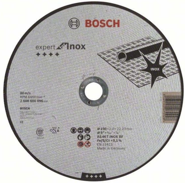 Pro inox TS,230x2x22.23mm - Bosch