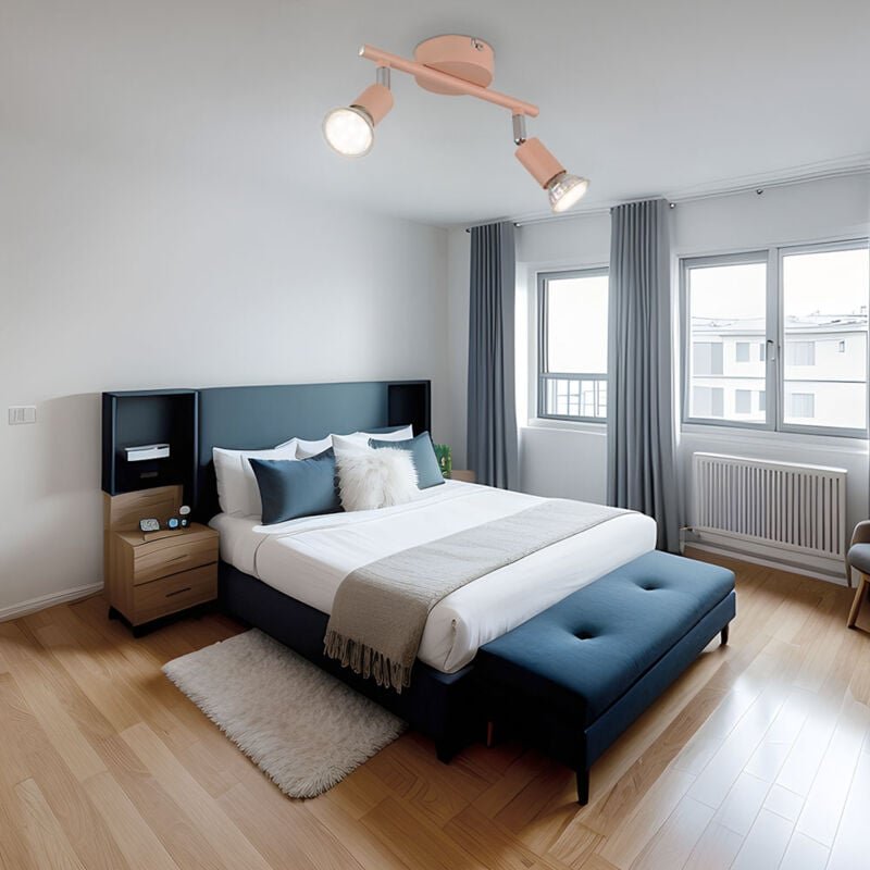 Deckenlampe Spotlampe Deckenleuchte verstellbar Wohnzimmerlampe 2 flammig l 22cm