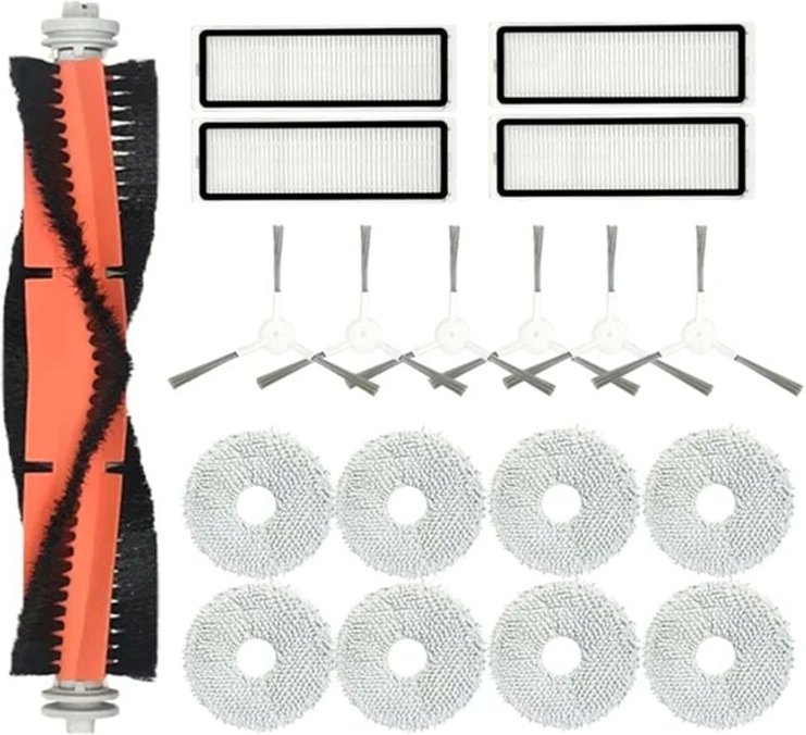 Für Roboterstaubsauger S10+/S10 Plus Hauptseitenbürste Hepa-Filter