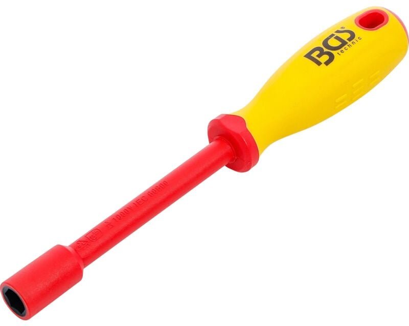 Bgs Technic - VDE-Steckschlüssel-Schraubendreher Sechskant sw 11 mm Klingenlänge 125 mm