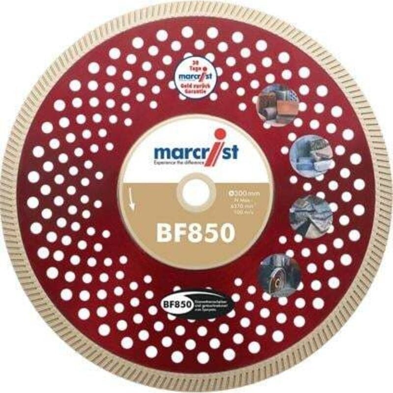 Marcrist - Diamanttrennscheibe BF850 Silent Max D.230mm geräuschreduziert