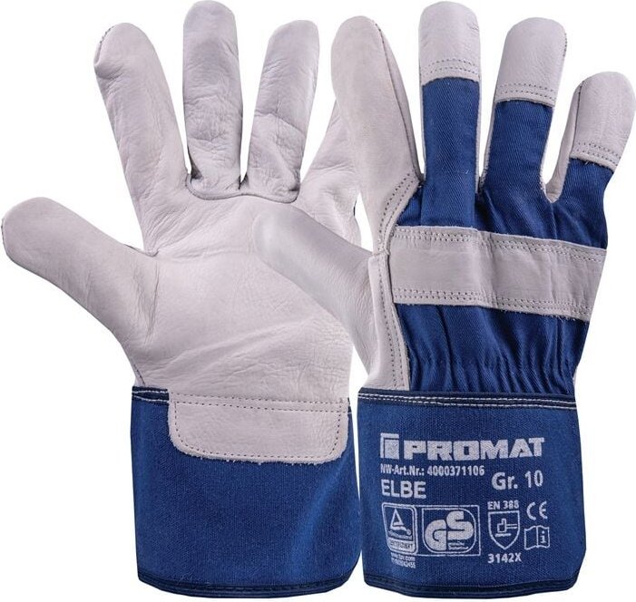 Handschuhe Elbe Größe 10 blau en 388 PSA-Kategorie ii - Promat