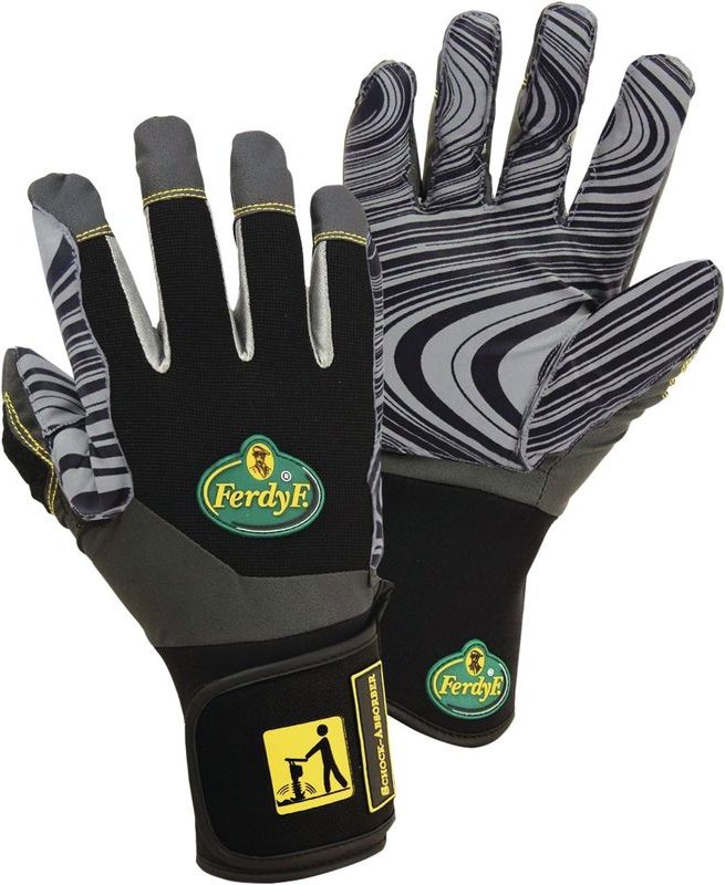 Leipold+dohle Gmbh - Vibrationsschutzhandschuhe Schock Absorber Gr.XL schwarz/grau Elastan/EVA