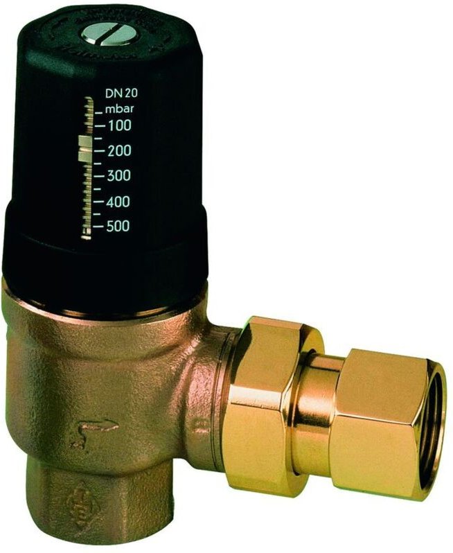 Imi Heimeier Differenzdruck-Überströmventil Hydrolux, mit Anschlussverschraubung, DN20