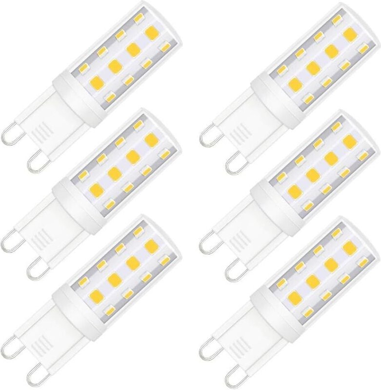 Vtizikl Ampoule LED G9, équivalente à une ampoule halogène de 40 watts, ampoule LED lumière du jour pour lustre 5000K, c...