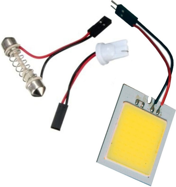 Trade Shop Traesio - Trade Shop - cob chip led cob cluds internal auto adatore T10 -