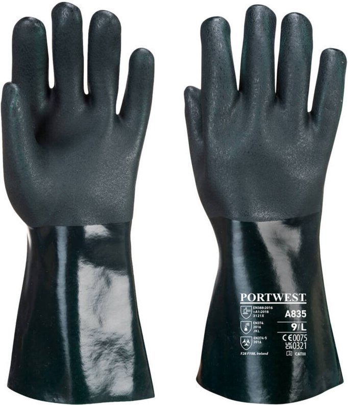 Gant PVC 35cm Doppel-Tauchung - L - Grün - Portwest