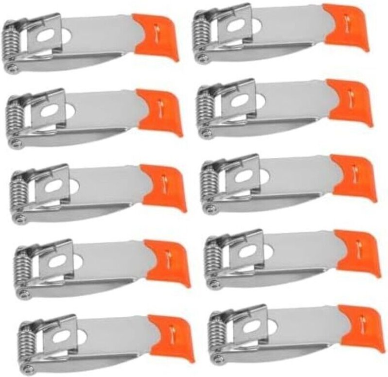 51 x 18 mm, 10 Stück Federklemmen für Downlights, Stahlfederhalterungen, Deckenleuchten, Paneelleuchten, LED-Deckenleuch...
