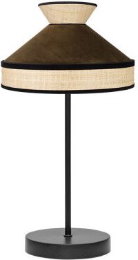 Fabrilamp Tischleuchte mit brauner Oberfläche Modell Fabrizio