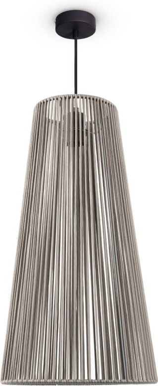 Led Pendellampe Wohnzimmer Hängeleuchte Esszimmer Vintage Korboptik Boho Natur Pendelleuchte, Schwarz 9 - Paco Home