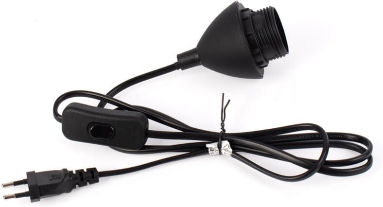 Barcelona Led - Tischleuchtenkabel - E27 Fassung, Schalter und Stecker - 1,3 m