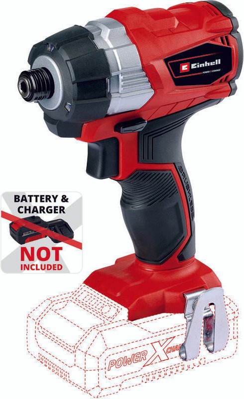 Einhell - Professional Akku-Schlagschrauber tp-ci 18 Li BL-Solo Power X-Change (18 v, 180 Nm, Brushless, Innensechskant-...