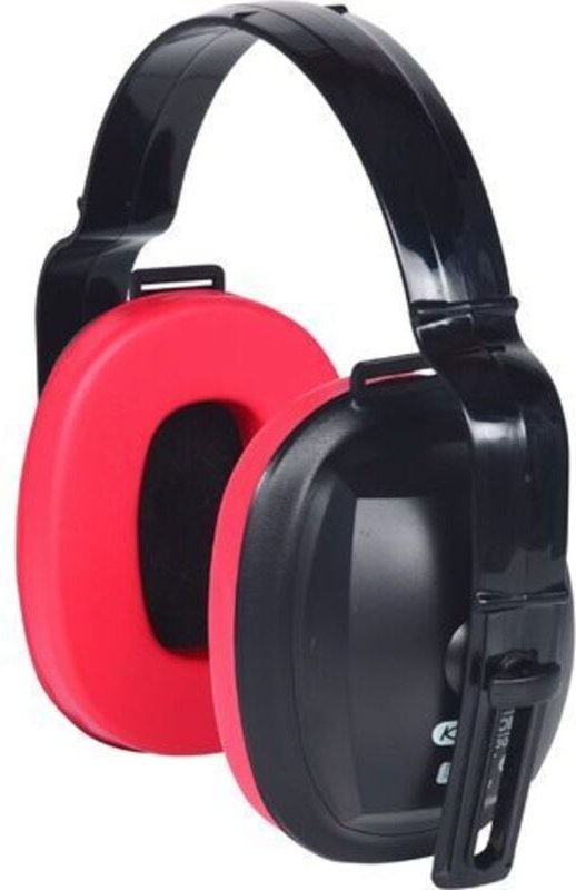 KS TOOLS Geräuschunterdrückende Kopfhörer - Rot - 19 dB - 310.0130