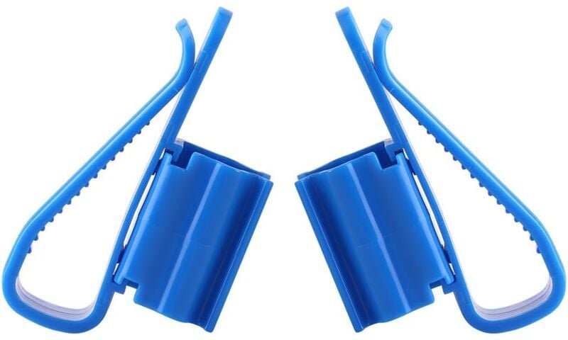 Aougo - 2 Stück Schlauchschellen, Kunststoff-Schlauchklemmen, verstellbar für Wasserrohre, Aquarium-Befestigungsklemme, ...