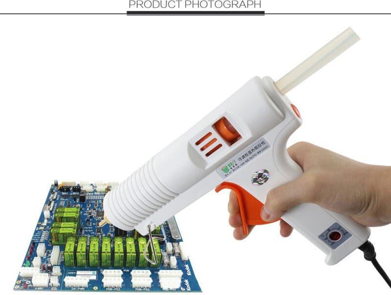 100 w Hochtemperatur-Heißklebepistole – elektrische Heizung, konstanter 11-mm-Klebestift