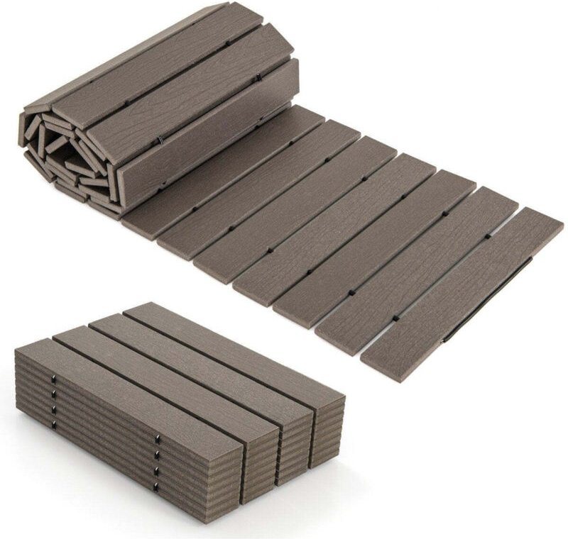 Rollweg aus hdpe i 242 cm i breite 43 cm i wetterfest i ausrollbarer gartenweg fur hochzeit garten grau