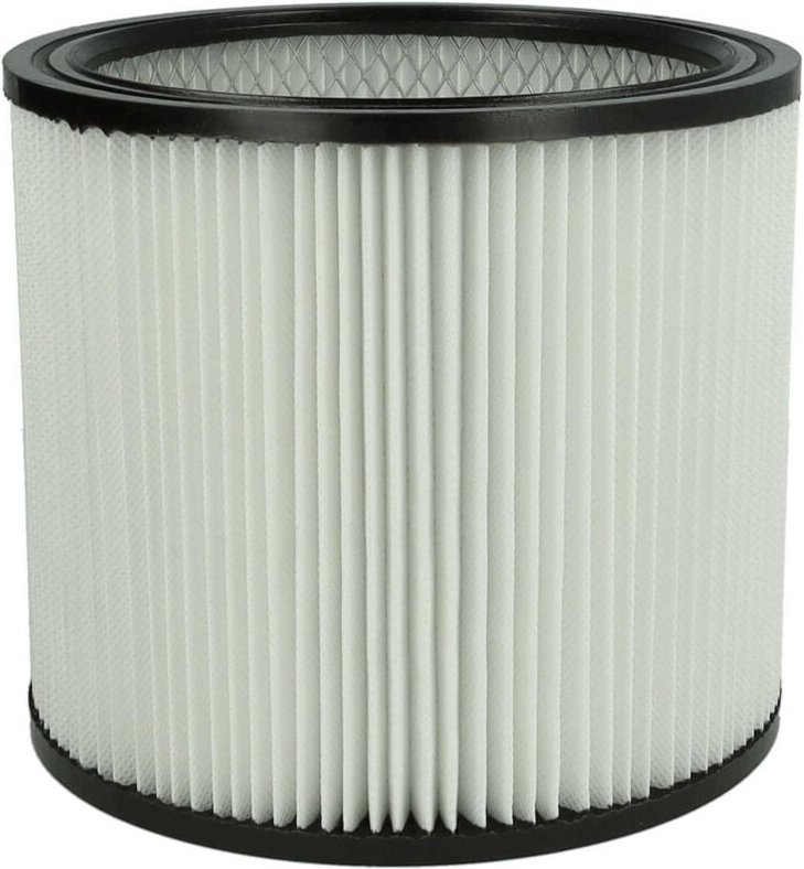 1x Faltenfilter kompatibel mit ShopVac Classic 20 Inox, 20 Staubsauger - Patronenfilter, Schwarz Weiß - Vhbw