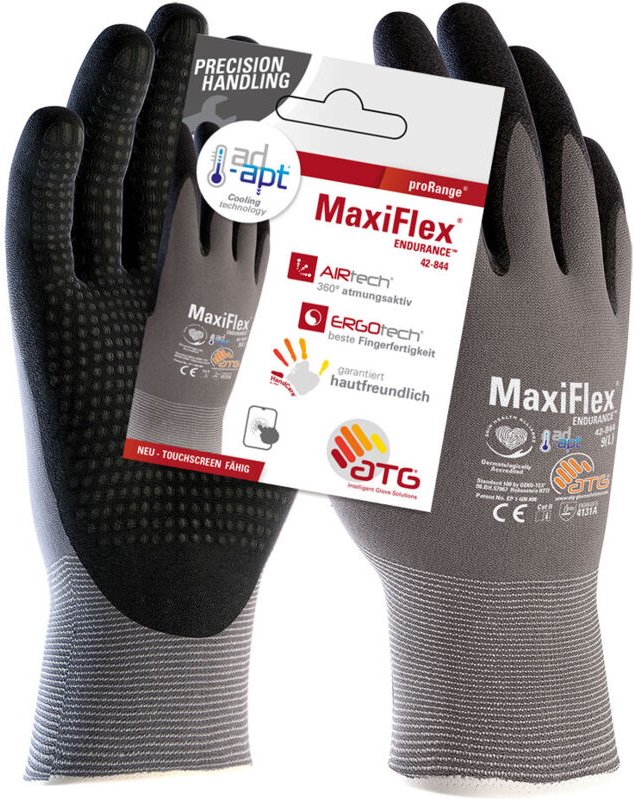 ATG - 257611 Gr.11 42-844HCT, MaxiFlex® Endurance™ ad-apt®, Nylon-Strickhandschuh