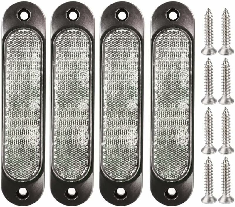4 Stück 12 V-24 v 27 LED-Anhängermarkierungen vorne, LED-Anhänger-Parkumdrehungen hinten für lkw, Bus, Boot, Wohnmobil, ...