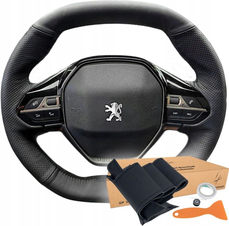 Lenkradabdeckung Mit Muster Für Peugeot 3008 4008 508
