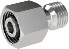 Reduzierung, Rohr-Außen-Ø Zapfen 18 mm, Muffen 12 mm, es 1.4571 - Riegler