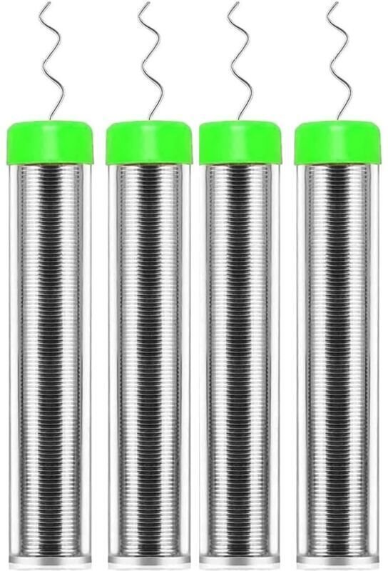 4er-Packung Lötzinnspulen (0,8 mm), bleifreier Kolophoniumkern, Lötzinn, Flussmittel, Lötzinn für die Reparatur von elek...
