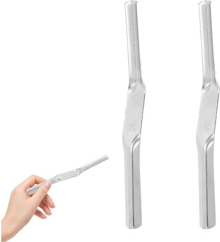 2er-Pack langlebige Nagelwerkzeuge aus Stahl, Morgen-Finishing-Werkzeuge, Doppelkopf-Design für Gebäudewände, Konstrukti...