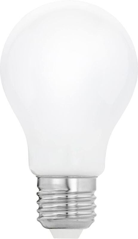 Dimmbare E27 LED-Lampe, Milchglaslampe in Opalglas, 4 Watt, 806 Lumen, Warmweiß, 2700 Kelvin, A60, Ø 6 cm