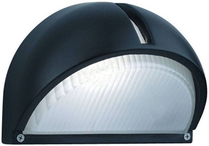 Searchlight - Outdoor - 1 Licht Outdoor Garten Aluminium Wandleuchte Schwarz IP44, E27