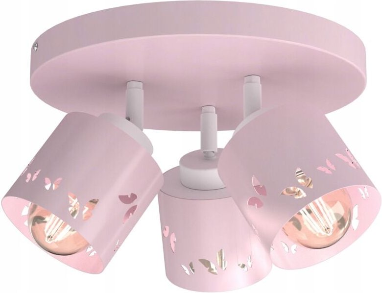 Mädchen-Deckenleuchte Deckenleuchter Led E27 Rosa