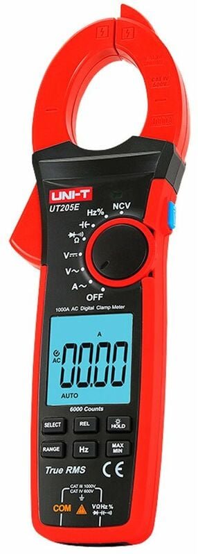Uni-t - Stromzange Amperemeter 1000vdc/ac 1000aac Ut205e Ut205e