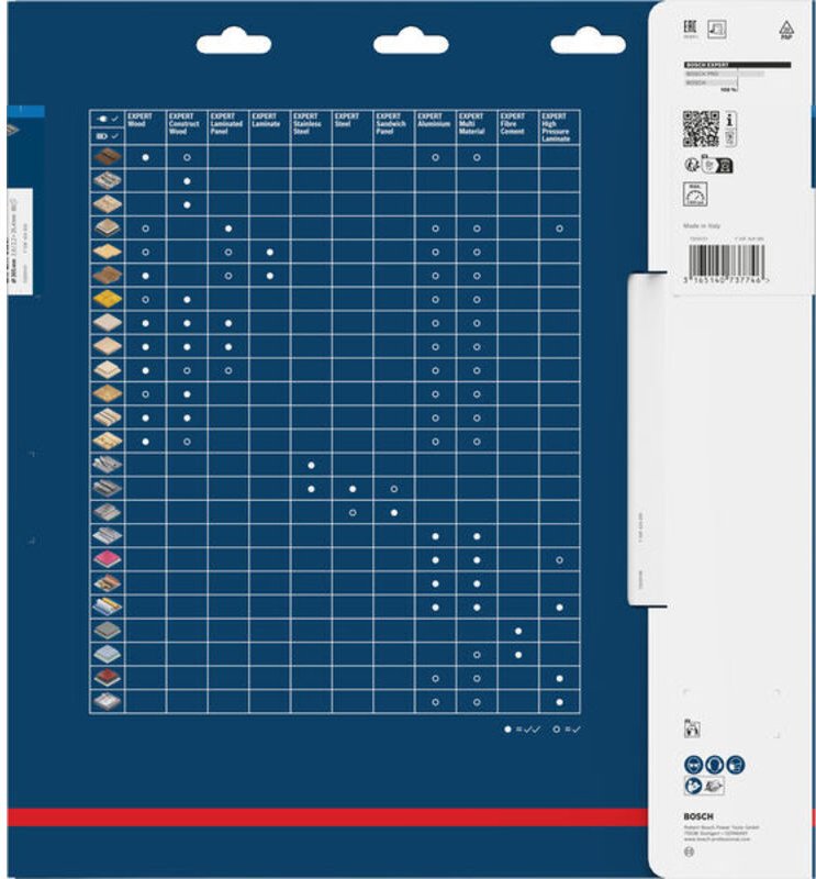 Kreissägeblatt Expert for Steel 305 x 25,4 x 2,6 mm, 80 Zähne - Bosch