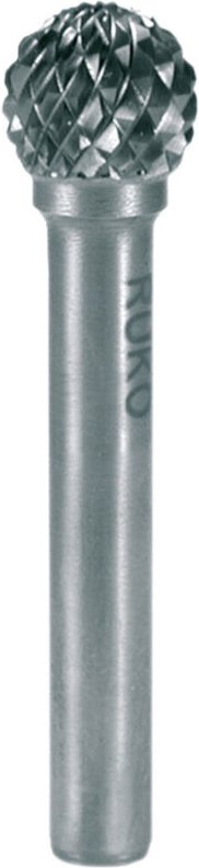 Ruko - Frässtift kud Schaft-Ø 3 mm ø 3 mm Kopflänge 2,7 mm Hartmetall Blank Verzahnung kvz 4