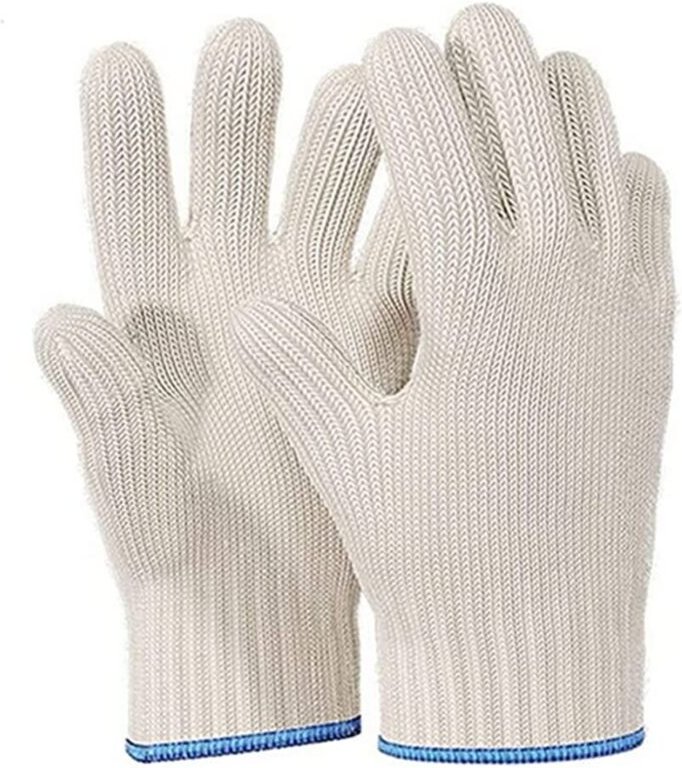 Hitzebeständige Ofenhandschuhe für den Innen- und Außenbereich. Hitzeschutzhandschuhe zum Kochen, Backen, Topfhandhabung...