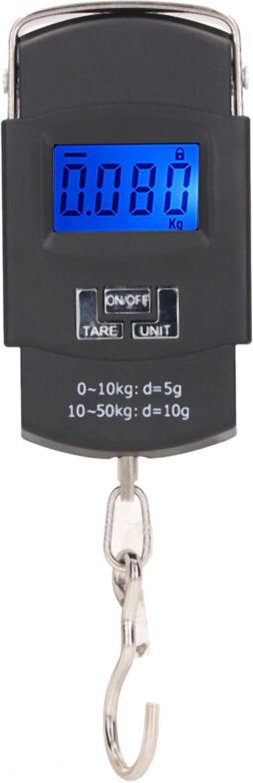 Eosnow - Gepäckskala Digitale Display 50 kg Kapazität Tragbares Waage Tool zum Einkaufsfischen