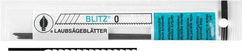 Josef Haunstetter - Laubsägebl.Blitz Gr. 2 weitgezahnt