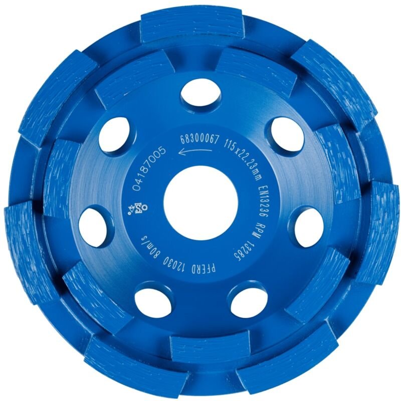 Pferd - Diamant-Teller dcw 2R psf 115x6x22,23 mm zum egalisieren von Beton und Estrich