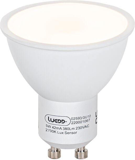 GU10 LED-Lampe Hell-Dunkel-Sensor 5W 380 lm 2700K