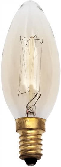 Glühbirne vintage kerze glühbirne 25w e14 35dx96 warm