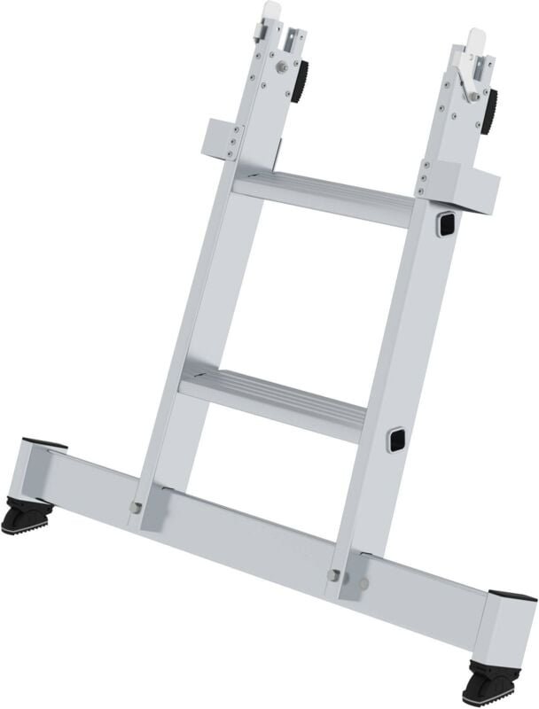 Günzburger Steigtechnik Stufen-Glasreinigerleiter Unterteil mit nivello-Traverse 2 Stufen - 012024