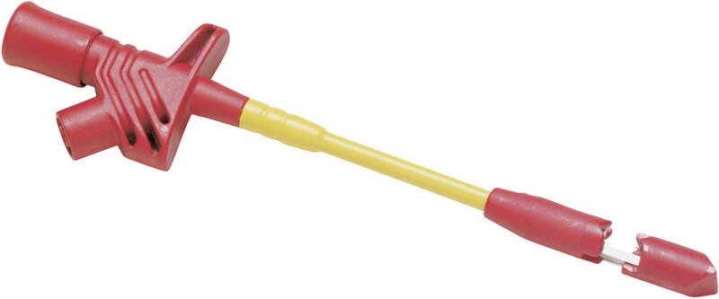 Fluke - AC89 Sicherheits-Abgreifklemme Buchse 4 mm cat iv 600 v, cat iii 1000 v Rot 1 St.