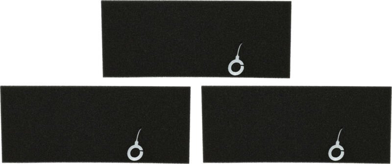 3x Staubsaugerfilter Ersatz für 17000301, 4242001238839 Filter für Staubsauger - Schaumstofffilter - Vhbw