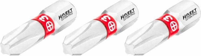Hazet 2215N-PH3/3 Schraubendreher-Bit-Satz PH3