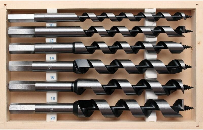 Bgs Technic - Schlangenbohrer-Satz 200 mm 6-tlg.