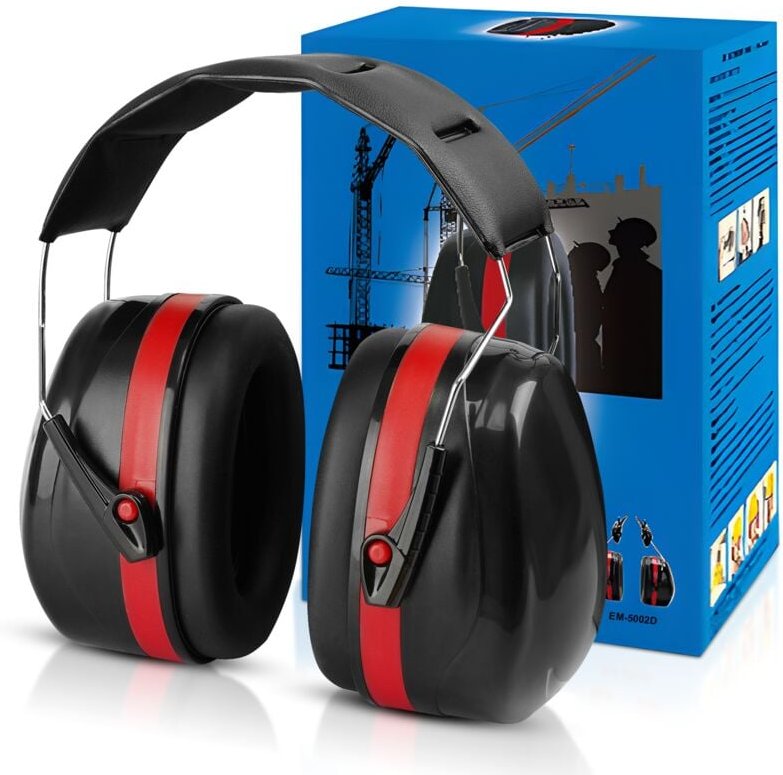 Kapselgehörschutz, Ultrixe Gehörschutz Noise Cancelling Kopfhoerer Für Erwachsene SNR 34dB, Unisex, Zusammenklappbarer O...