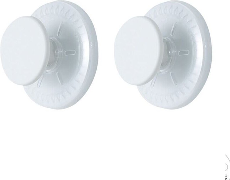 Set mit 2 Saugnapfhaken, robuste Saugnapfhaken für Badezimmer, runde Saugnapfhaken ohne Bohren, rückstandsfrei entfernba...