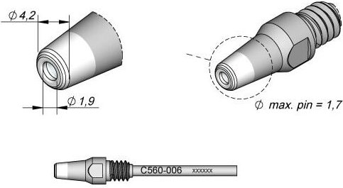 Entlötspitze C560-006 JBC