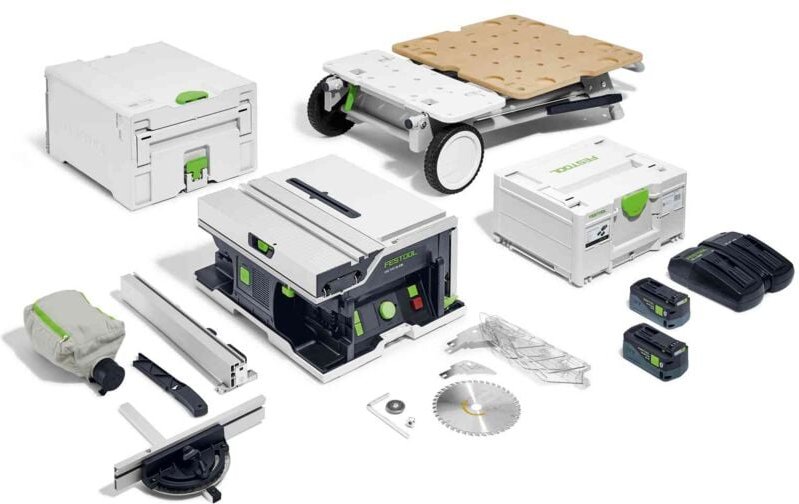 Festool - Akku-Tischkreissäge csc sys 50 EBI-Set Energie-Set & Untergestell
