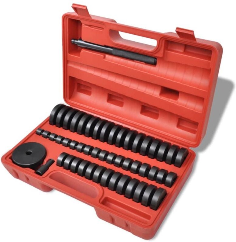 Montagescheiben Druckstück 52-tlg. Treibsatz Lager Vidaxl